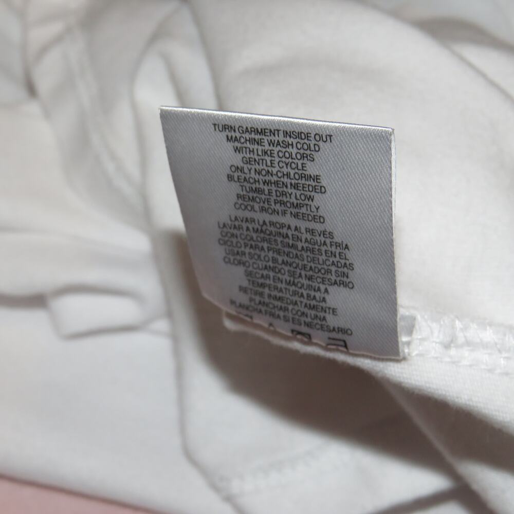 Simply Styled White Do What You Want Girls High Low Graphic T-Shirt - Picture 7 of 7